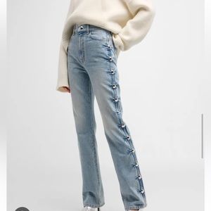 KHAITE Studded Danielle jeans size 28 w/ tags